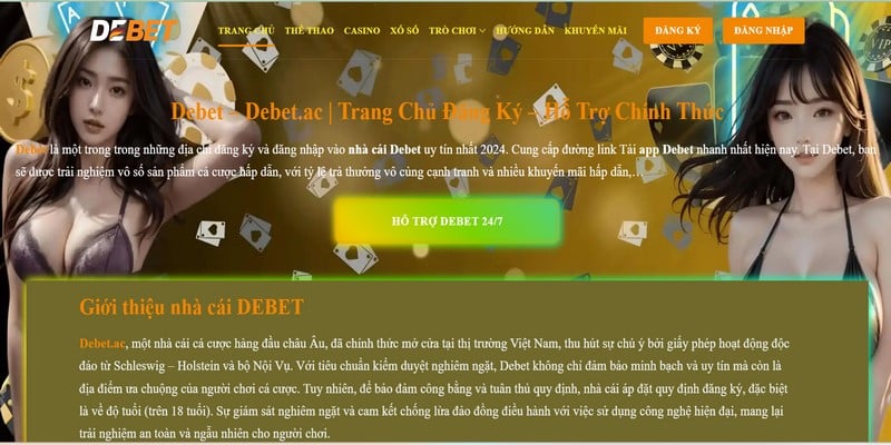 Trang chủ nhà cái Debet